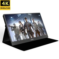 18 4 inch fhd 3840x2160 4k ips portable gaming monitor for game consoles ps3 ps4 macbook 13 3 mini pc computer with usb c ports