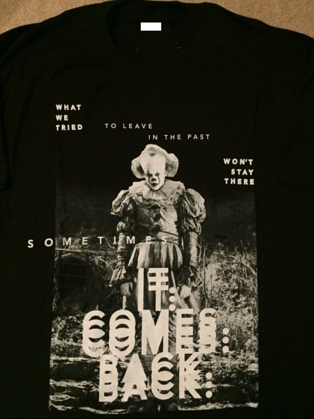 Пеннивайз клоун это 2 фильм Стивен Кинг книга Винтаж Ретро Мужская Новая футболка