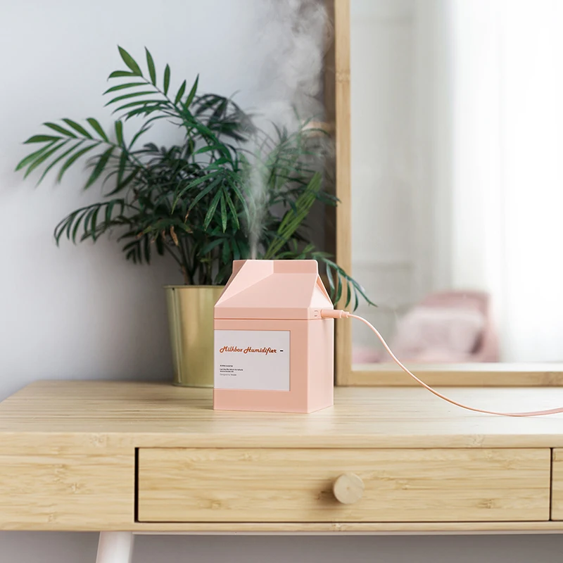 Ultrasonic Mist Maker Portable Aroma Diffuser Office Humidifier Milk Box Household Two Use Spray For Home Air Humidifiers | Дом и сад