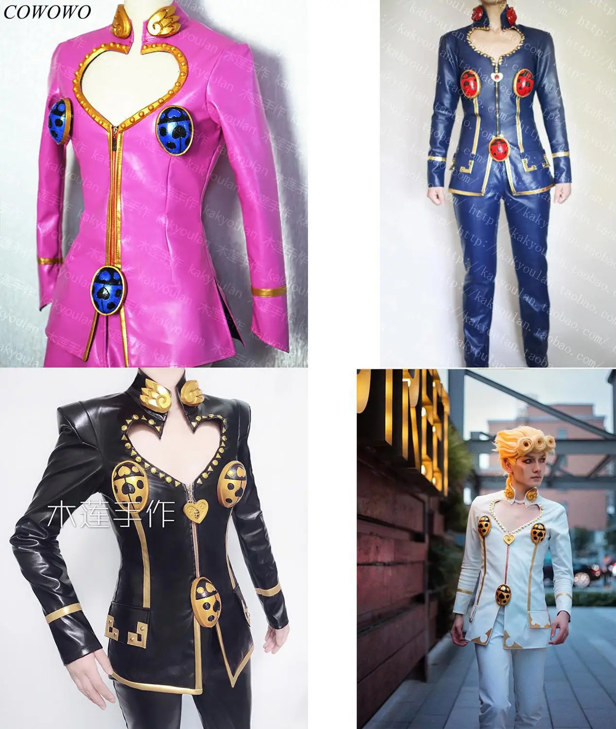 Аниме! Костюм для косплея JOJO'S bistry Adventure Giovann Готическая униформа из