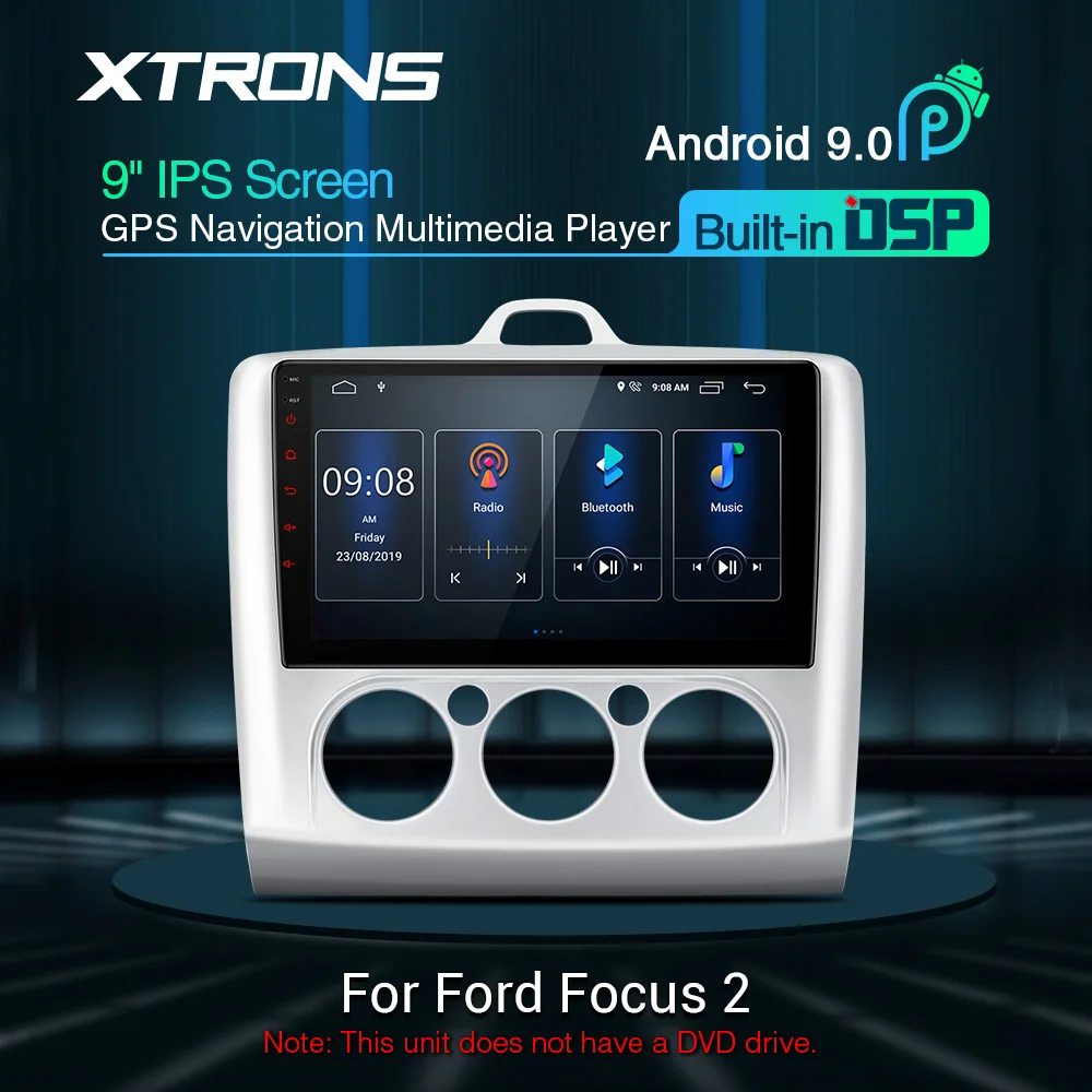 XTRONS 9 ''IPS экран Android 0 DSP GPS навигация автомобильный стерео радио плеер для Ford Focus