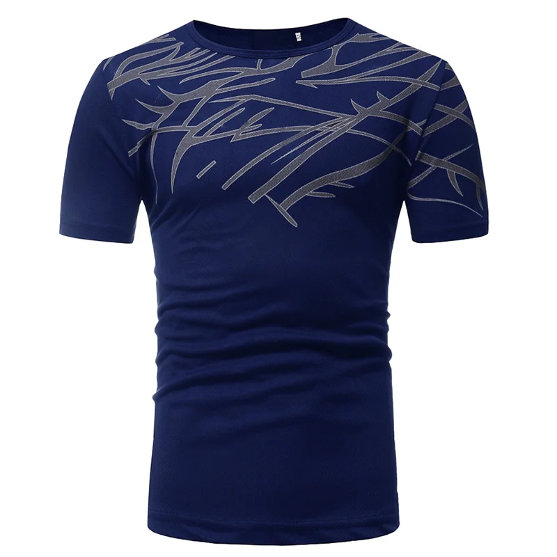 2021 новые летние мужские футболки с сеткой принтом ION коротким рукавом и круглым
