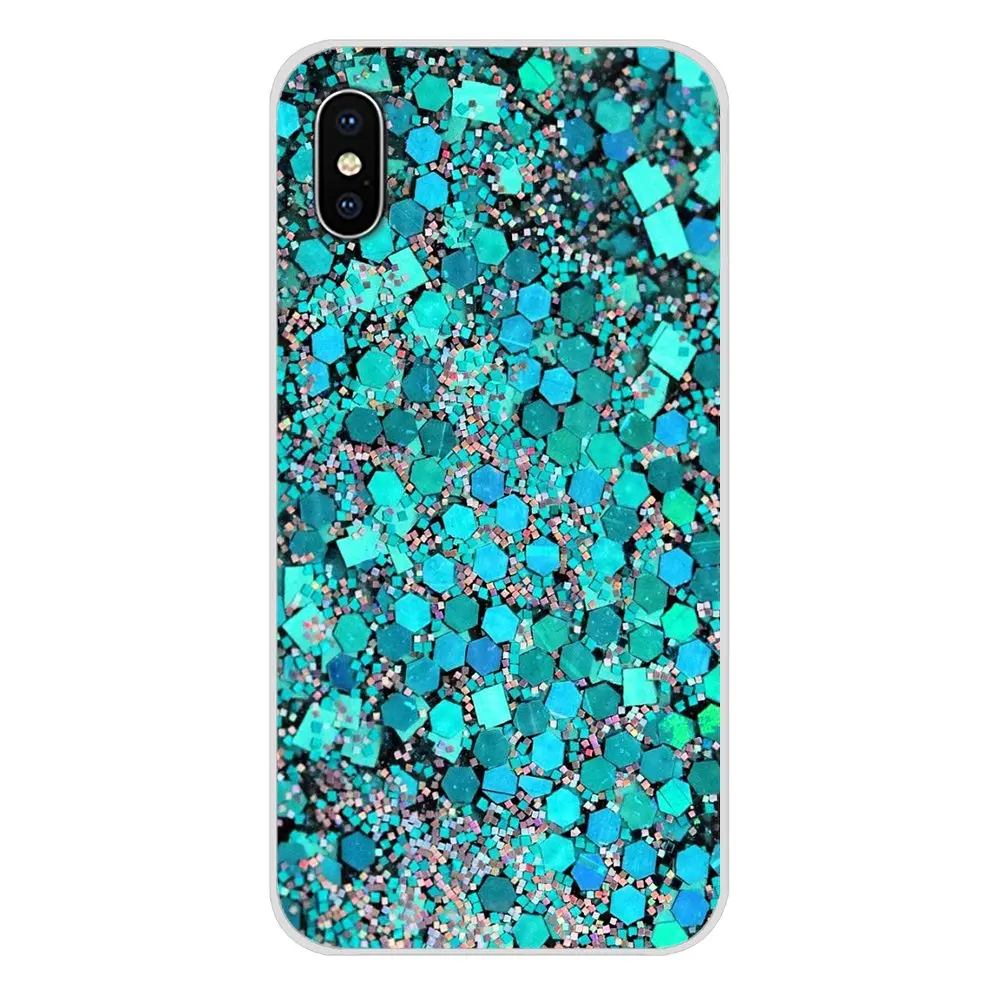 Чехол для сотового телефона Aqua серебристый зеленый мятный блестящий Huawei Nova 2 3 2i 3i