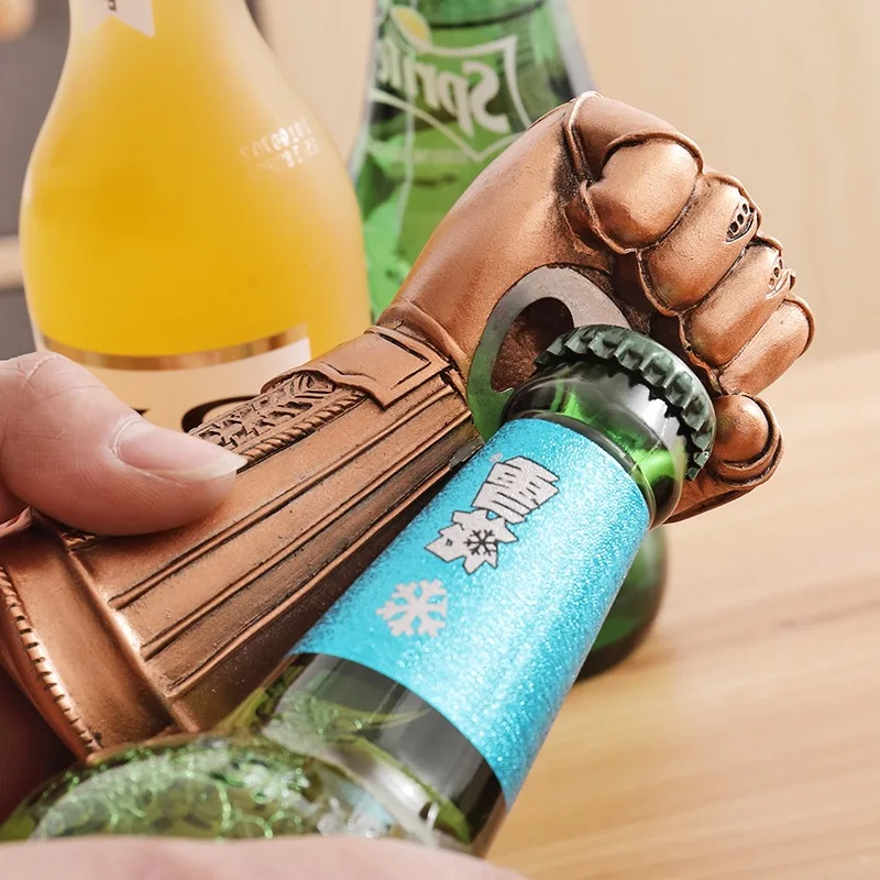 Горячая Распродажа танос перчатка бесконечности пива открывалка для бутылок