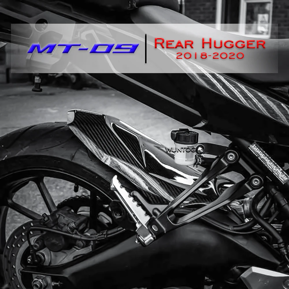 

MT09 Rear Hugger Motorcycle Accessories Rear Hugger Fender Rear Splash Guard Mudguard For YAMAHA MT09 MT-09 SP 2018-2020