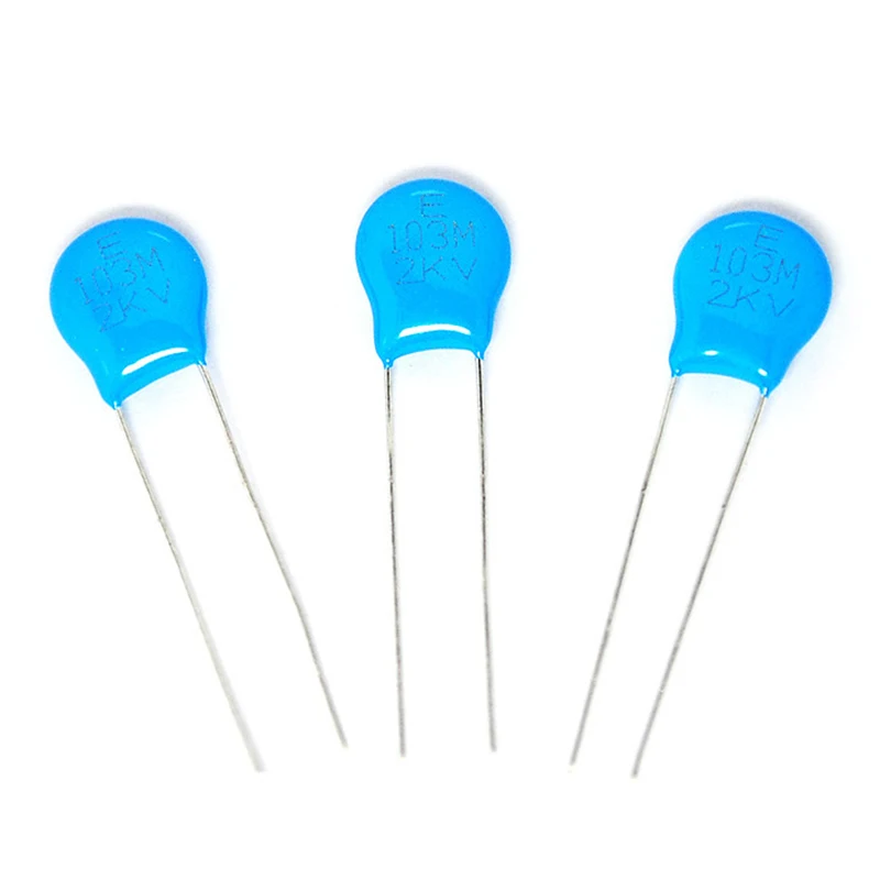 20 шт./лот керамический конденсатор высокого напряжения 103 м 2КВ/103 0 01 мкФ 10нф 2000 в |