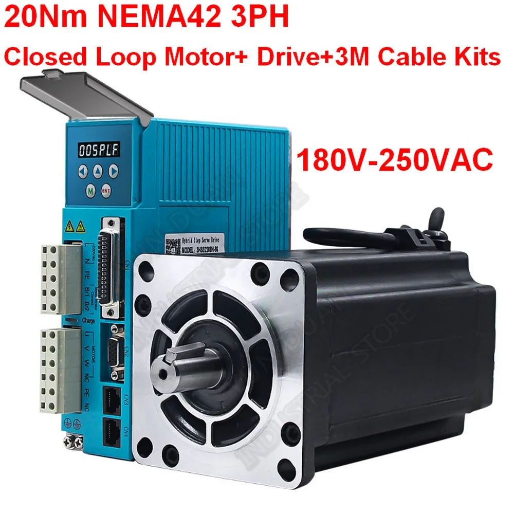 Шаговый двигатель JMC 20 нм с циклом управления 110 В 250 8A 3PH Nema42 2000 об/мин мм Hybird