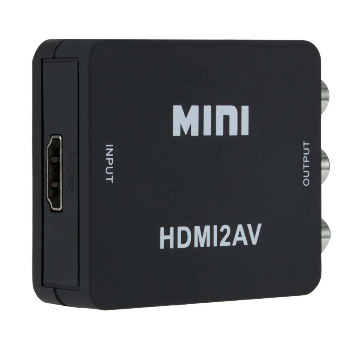 HD 1080P HDMI совместимый с RCA AV/CVBS адаптер Mini HDMI2AV видео конвертер коробка для PS3 VCR DVD