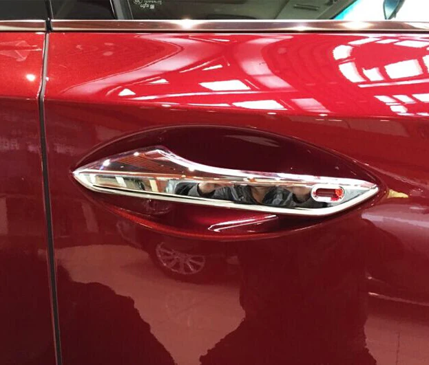 ABS хромированный автомобильный декор крышка дверной ручки накладка молдинг для