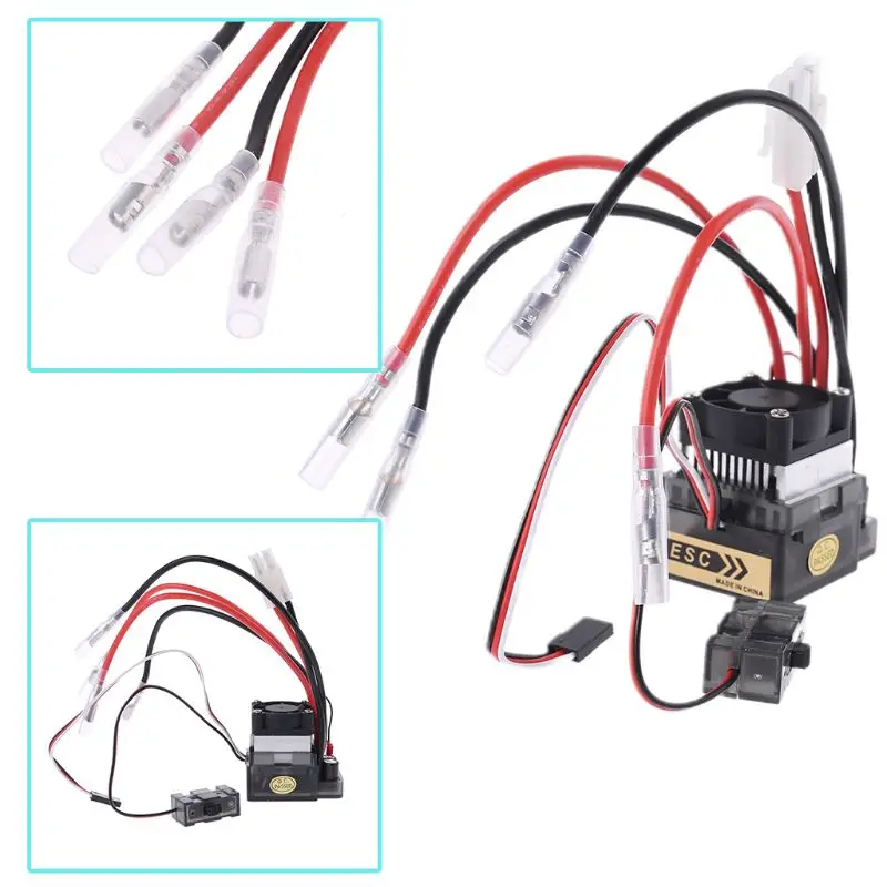 Внедорожный 320A 2 ~ 4S LiPo аккумулятор матовый ESC Регулятор скорости Т образный