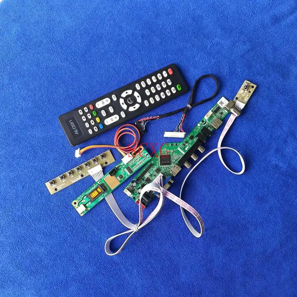 

Комплект AV VGA USB HDMI-совместимый 30-контактный LVDS 1024*768 подходит для QD15XL01/QD15XL04/QD15XL06/QD15XL09 плата привода ЖК-экрана 1-CCFL аналоговый