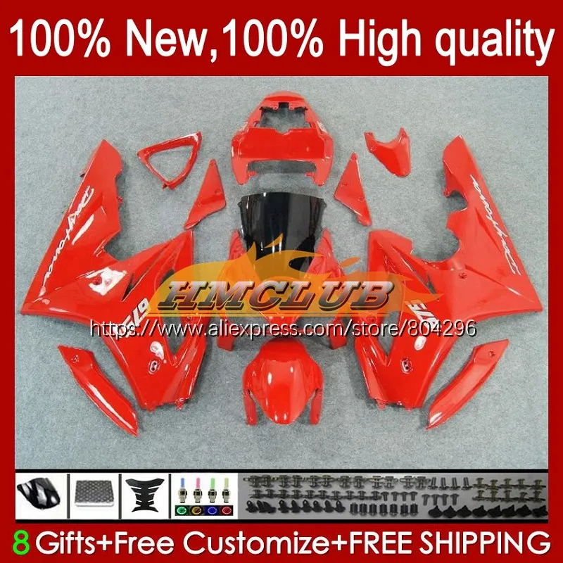 

Комплект для тела Triumph Daytona 675 02 03 04 2005 2006 2007 2008 глянцевый красный 52No.26 Daytona675 2002 2003 2004 05 06 07 08 обтекатель