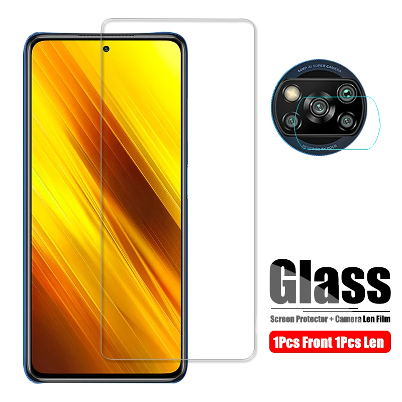 

For Xiaomi Poco X3 Protective Glass For Xiaomi Poco X3 NFC Camera Screen Protector On Xiomi PocoX3 X 3 Safety Tempered Glas Film