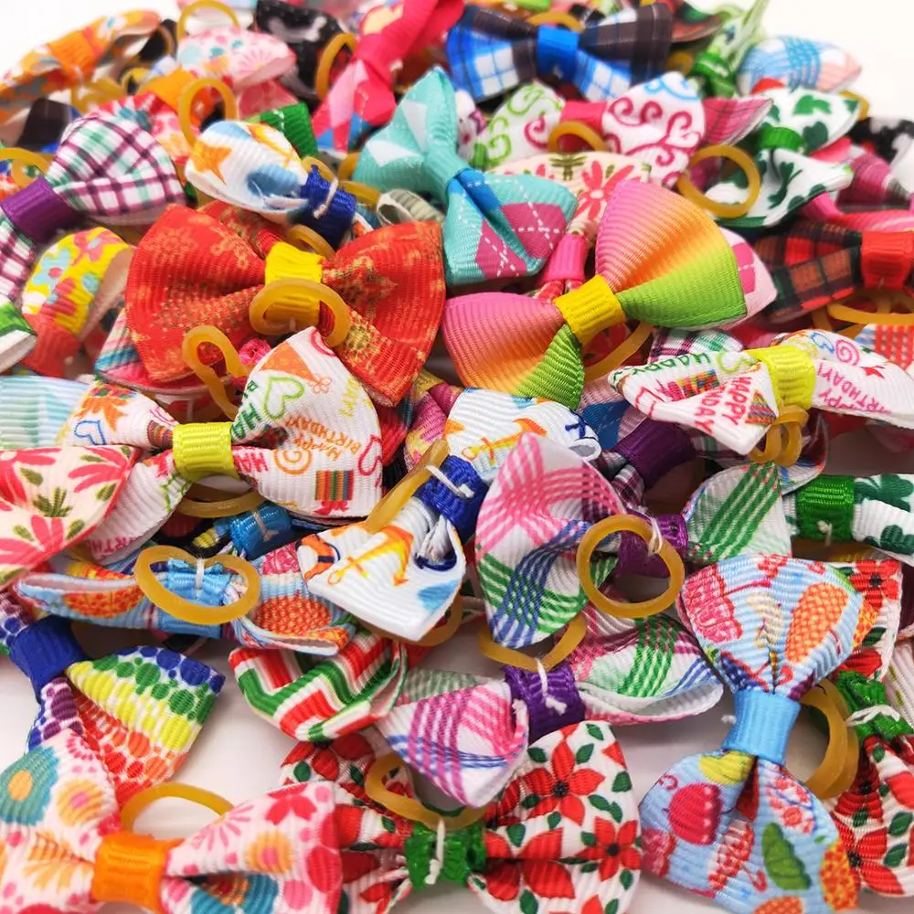 KA0006 маленькие банты для собак волосы домашних животных аксессуары заколки Уход