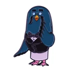 Защищены голубь эмали штырь мастер сковорода штырь отворотом животных пересечения, роль брошь