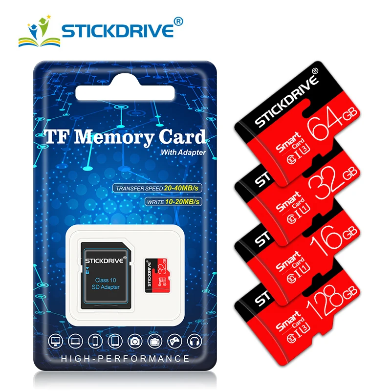 sd- 64  32   , 16   , 8    microSD 128 ,   10  -
