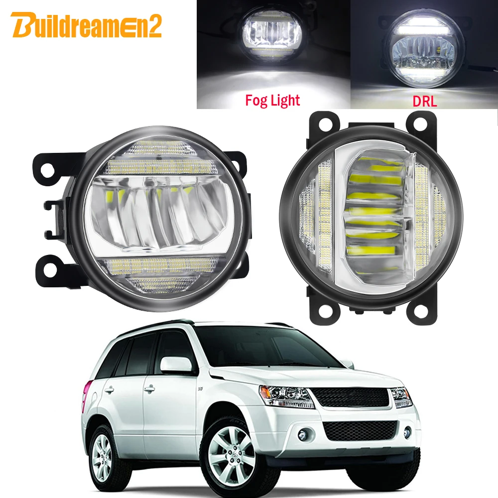 

Автомобисветильник Противотуманные фары 2 в 1, правая и светодиодный вая светодиодная фара в сборе, дневные ходовые огни DRL 30 Вт, H11, 12 В, для ...