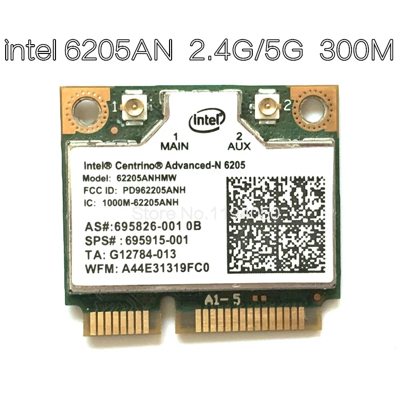 WDXUN 300 м двухдиапазонный сетевой адаптер Wlan для Intel Advanced N 6205 62205AN Мбит/с