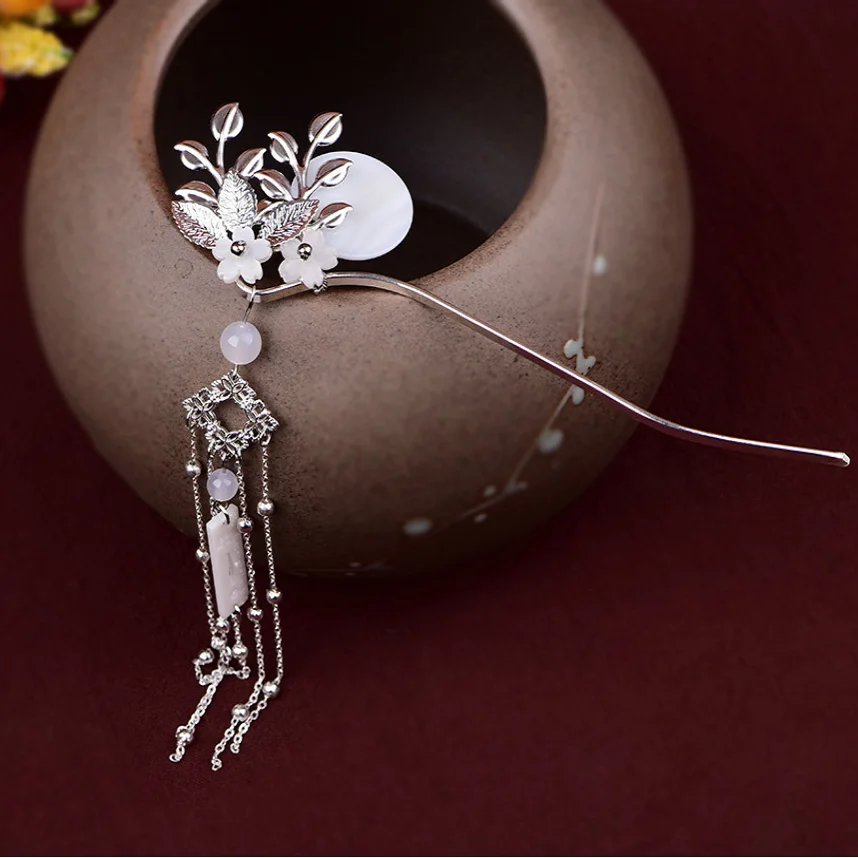 Династия Тан древней китайской принцессы Длинная кисточка металлическая