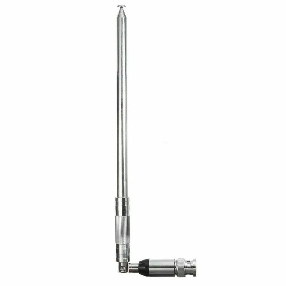 

118-136MHZ High Gains Stainless Steel Telescopic Multifunction Office BNC Interface Long Rod Intercom Antenna Radio Receiver