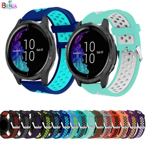 20 мм силиконовый спортивный ремешок для наручных часов для Garmin Venu  Move 3стильные браслеты для Huawei watch GT 2 42 мм смарт-браслет