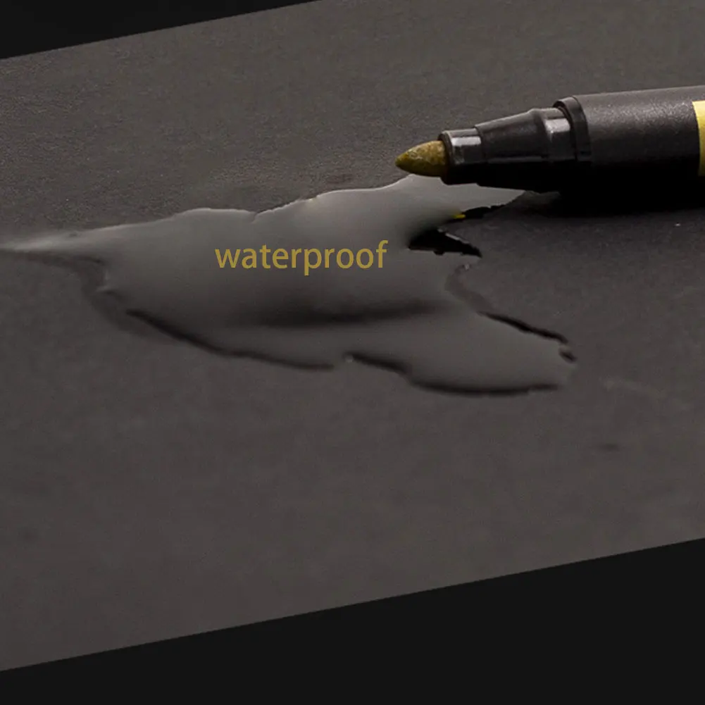 

10 Colors /Lot Metallic Markers Paints Pens Art Permanent Writing Markers for Paper Stone Glass Wall Scrapbook Craft Supplies