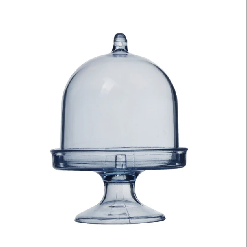 

3pc Creative Jewelry Box PS Wedding Candy Box Transparent Plastic Tray Shape Candy Packaging Box Household Products Gift Box.75z