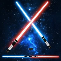 2pcs lightsaber toys for children saber oyuncak luminous jedi sabre laser sword light up led flashing lightstick glow in dark
