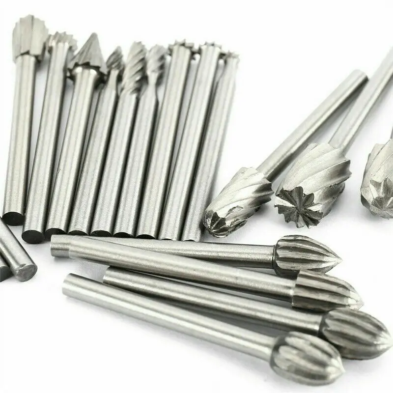 

20PCS Drill Bits Carbide Set Rotary Drill Bits Grinder Carving Premium Accessories
