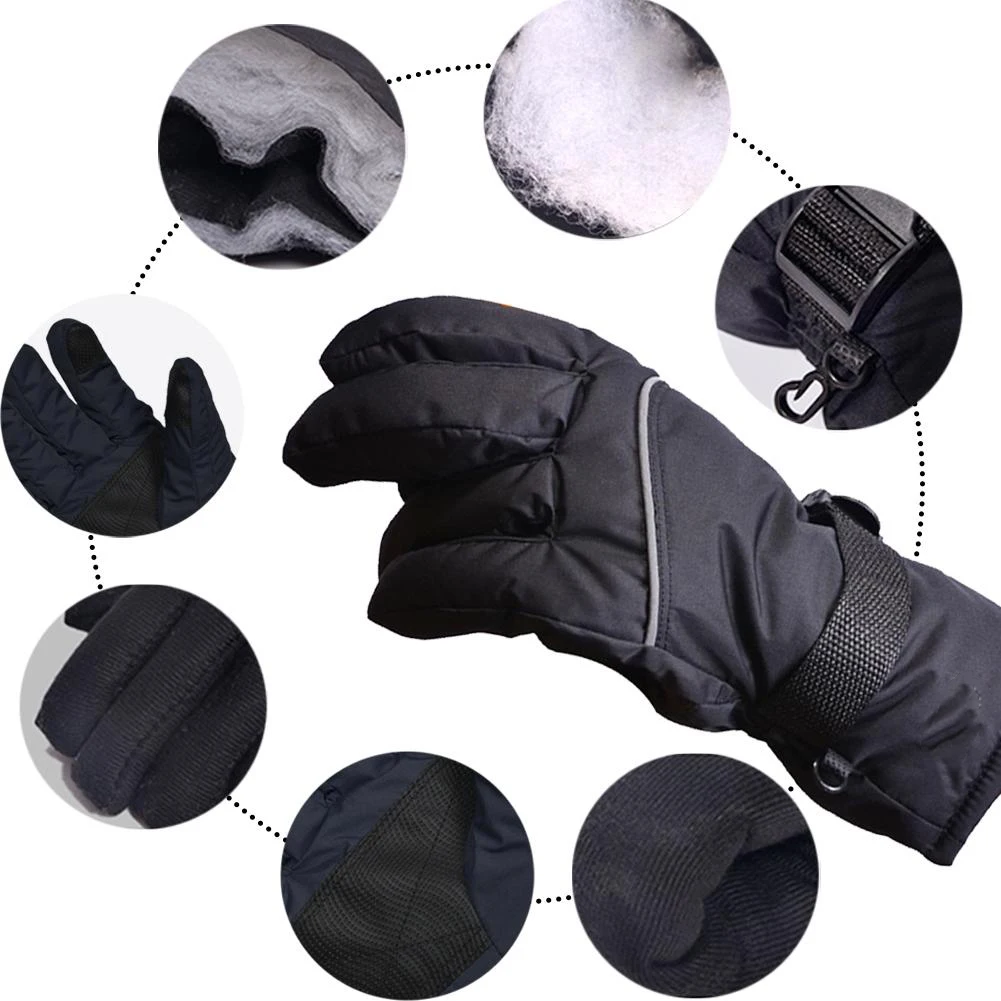 

Wholesale Motorcycle Heated Gloves Waterproof Warm Hands Warmer Motorcycle Gloves Motorbike Racing Riding Electric Heating Glove