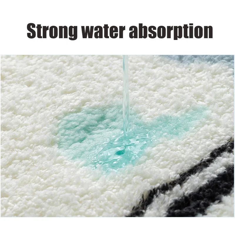 Нескользящий коврик для ванной INS Стильный впитывающие коврики Входные Коврики в