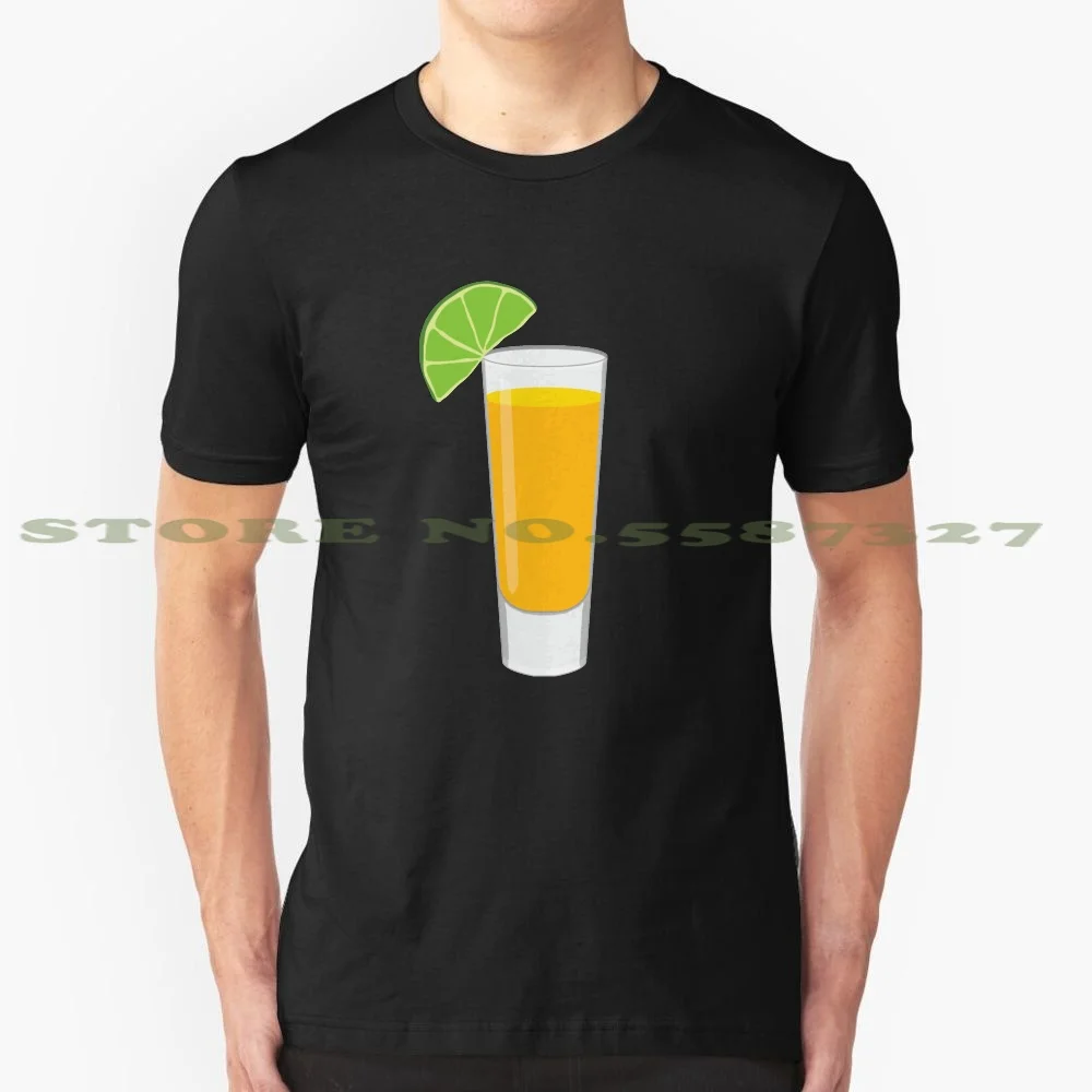 Летняя забавная футболка для мужчин женщин и Tequila Shot Drink Мексиканский лайм ломтик