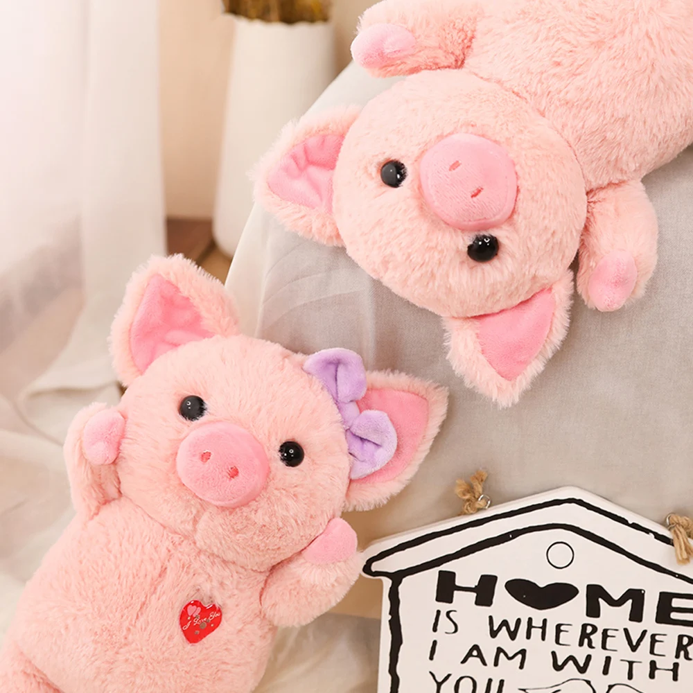 Мультфильм милые розовые мягкие плюшевые игрушки набитое мягкое животное