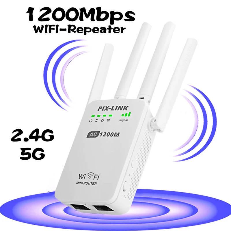 Беспроводной wi fi 802.11n 1200 Мбит/с 2 4 г межсетевой экран маршрутизатор повторитель
