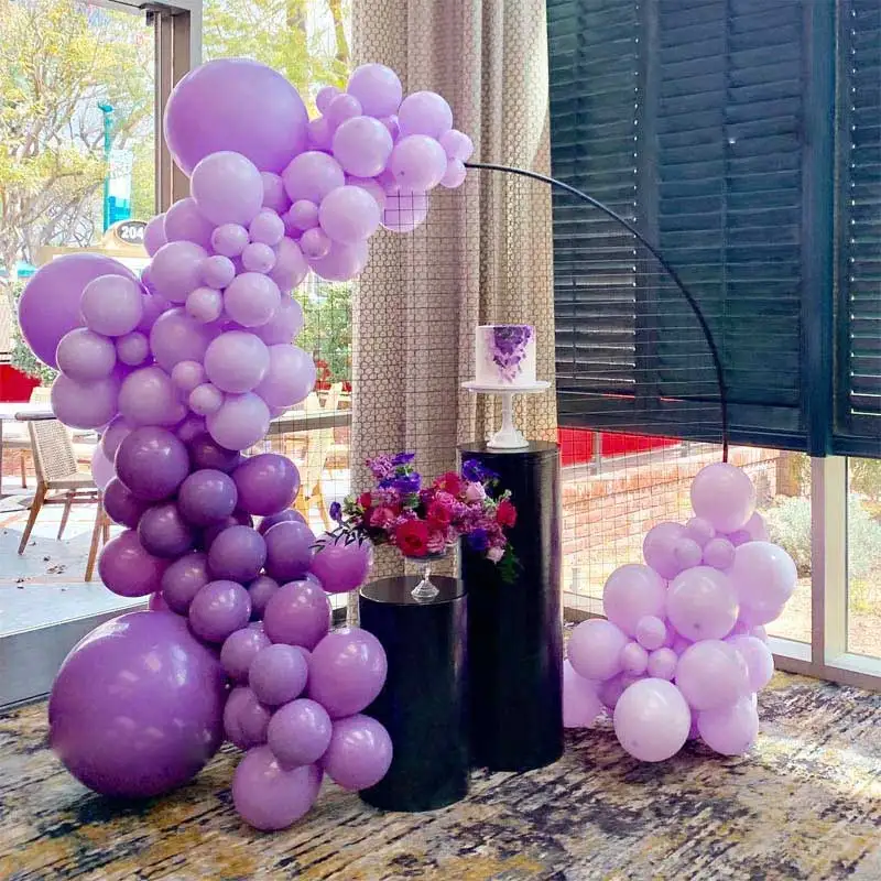 

101 шт. пурпурные латексные воздушные шары в форме макарон, гирлянда, украшение для взрослых и детей, предметы вечерние ринки, детский праздни...
