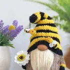 Пасхальная кукла без лица шмбель пчела полосатый гном скандинавский томте ниссе шведская медовая пчела Elfs домашние куклы для пожилых людей подарки игрушки 2021