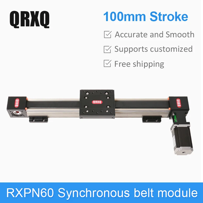 Линейная направляющая модуль привода ремня платформа движения дорожная 100