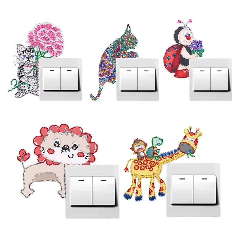 Алмазная живопись &quotсделай сам&quot жираф животное светящиеся наклейки с