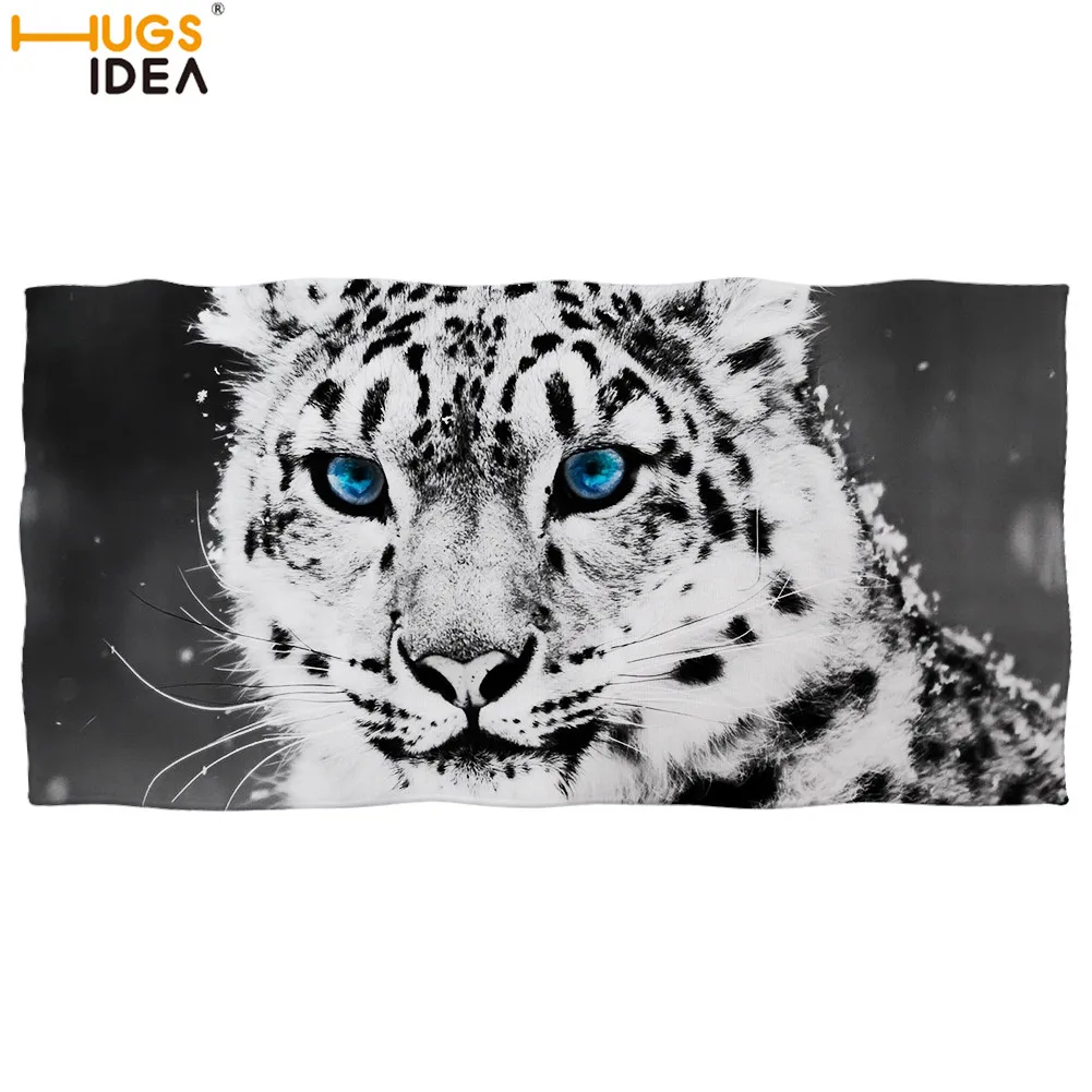 Крутое пляжное одеяло 3D с принтом Луны ночи волка мягкое полотенце для сухой