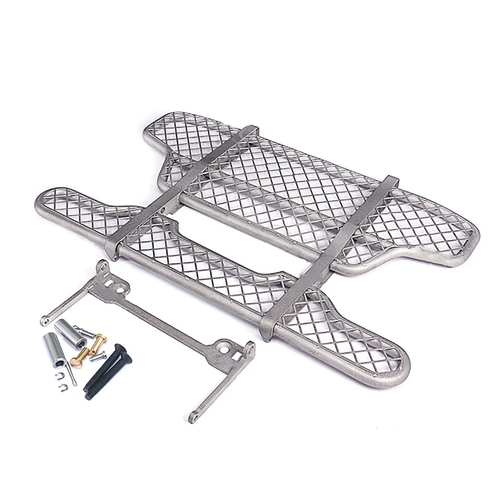 Stainless Steel Front Bumper Crash Barrier for 1/14 Truck Tractor Tamiya FH16 RC Truck Upgraded Part Toy Accessories