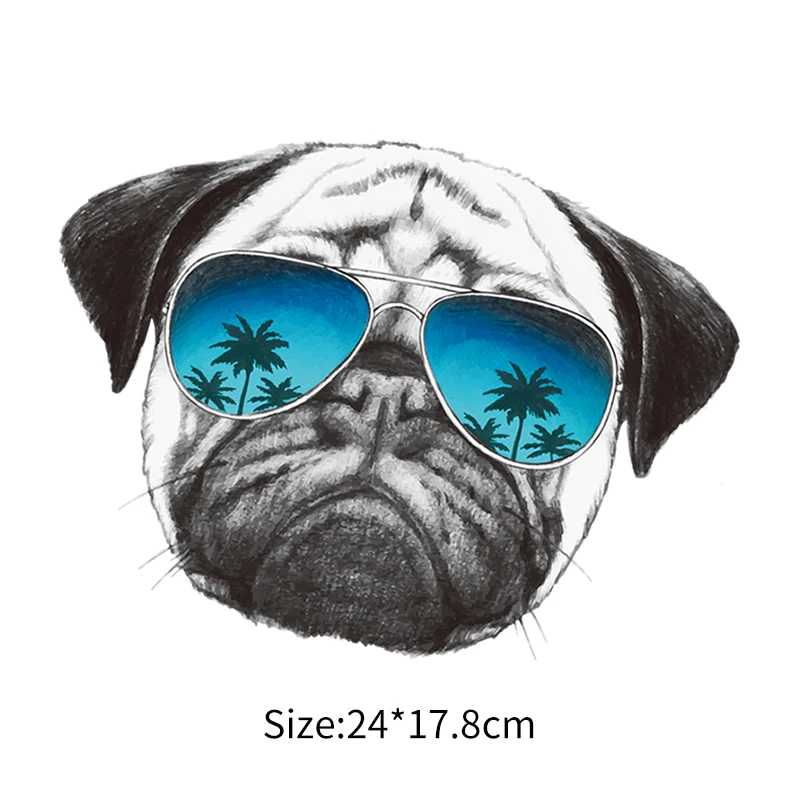 Наклейки с изображениями собак набор утюга для перекачки термопечать Аппликации