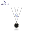 От бижутерии Xuping Мода Круглый два слоя ожерелье высокого качества кристаллы для женщин вечерние подарки 40368