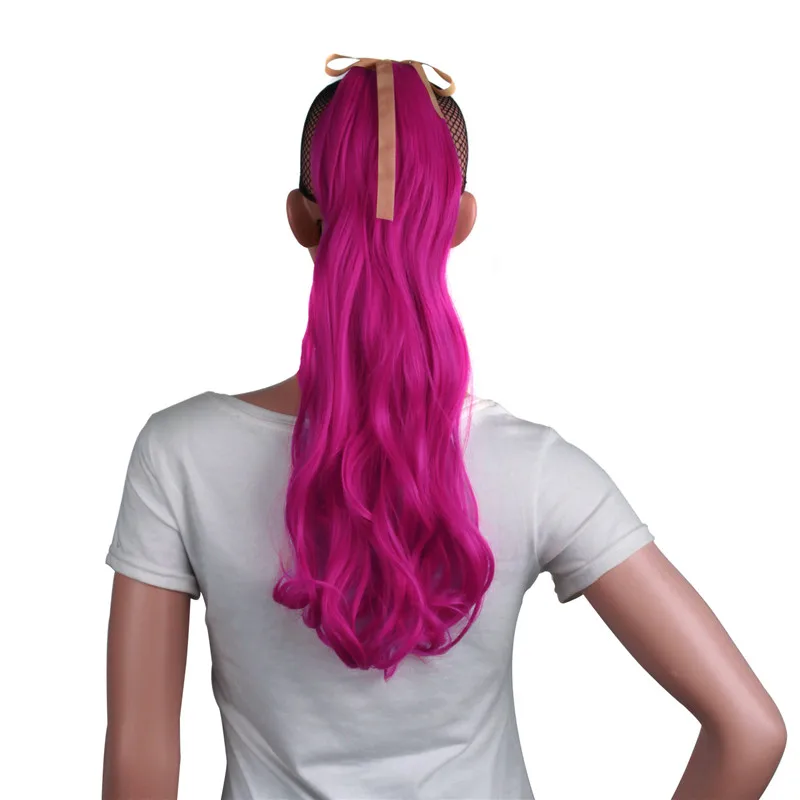 MapofBeauty 20 &quotзажим для наращивания волос шнурок хвостик поддельные женщин