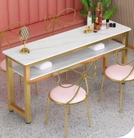 manicure table simple modern single double three person manicure table table table chair set simple table double deck