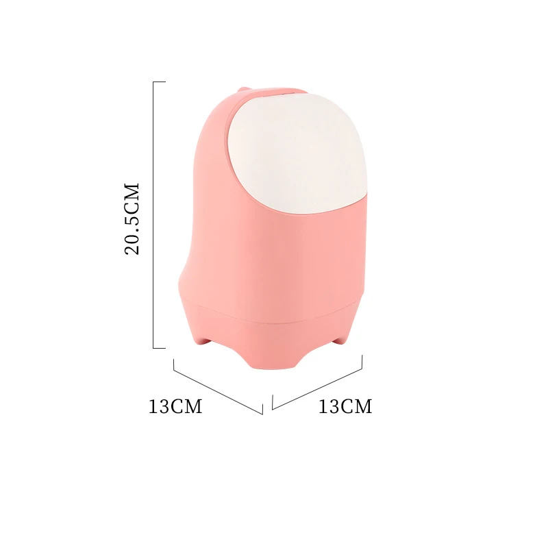 Милая Настольная мини-корзина для мусора с динозавром в виде коровы умный стол