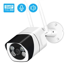 5MP Wifi Camera Waterproof Outdoor Onvif Wirless Camera Two Way Audio Email Alert  Nightvision iCSee Xmeye Cloud Storage H.265