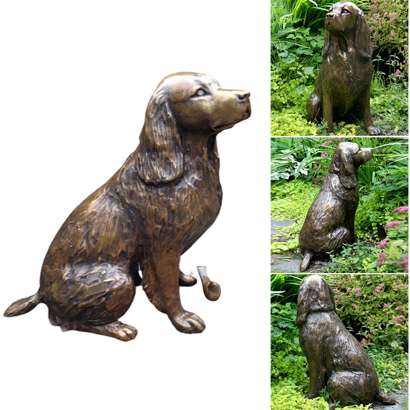 

Springer Spaniel Statue Garden Decor Resin Animal Dog Sculpture Yard Lawn Springer Spaniel Statue Garden Decor Hot