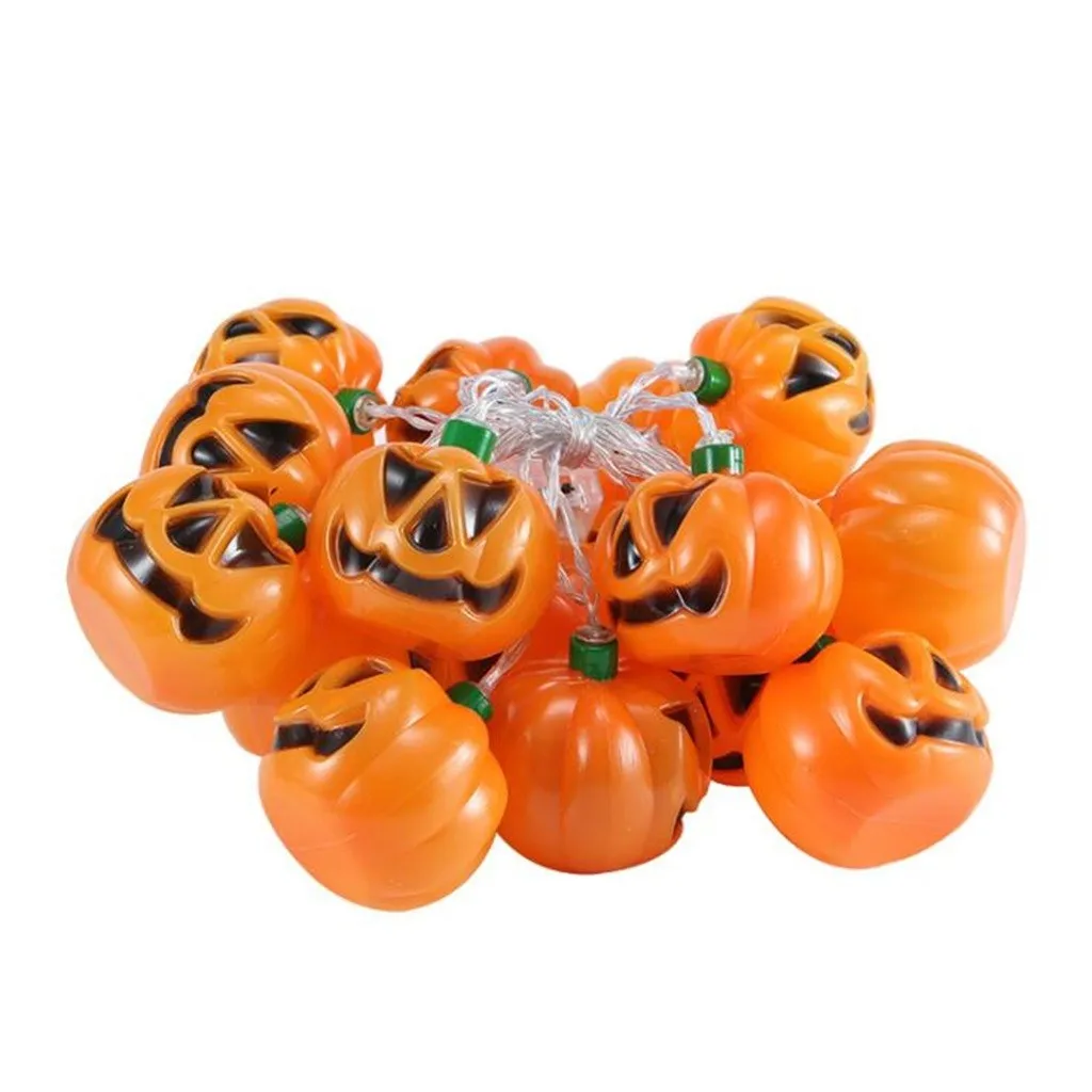 

3M 20LED Led Halloween Pumpkin Ghost Skeletons Bat Spider Led Light String Festival Bar Home Party Decor Halloween Ornament Gift