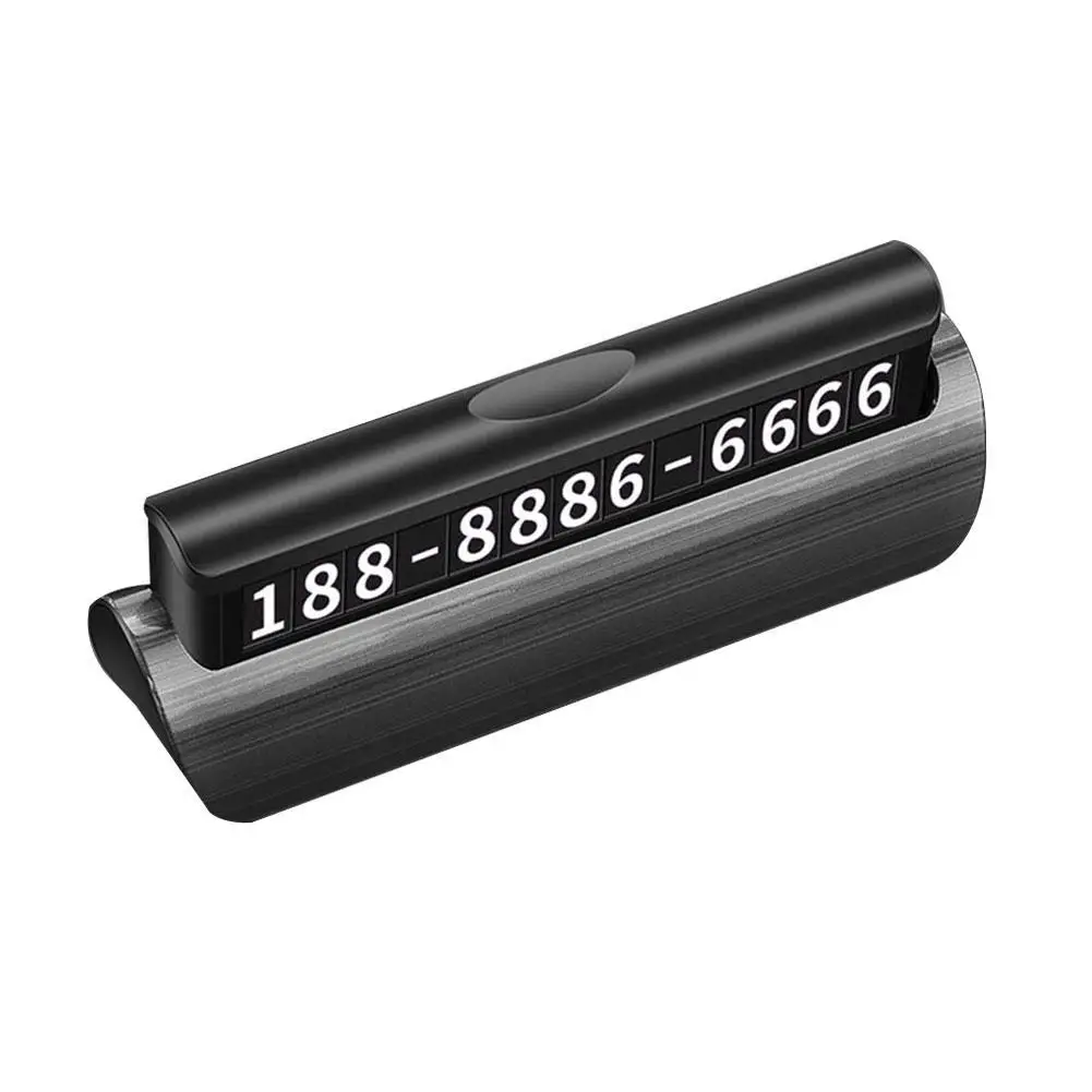 

80% HOT SALES !!! Stylish Car Temporary Stop Magnetic Luminous Phone Number Display Parking Plate