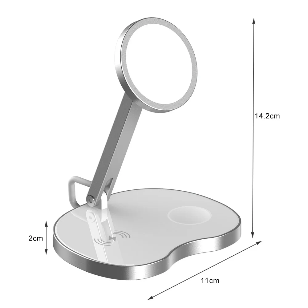 

3 in 1 Wireless Charger for iPhone 12 Pro max 15W PD Folding Fast Charging Stand Quick Charge Dock Station for iWatch Airpods